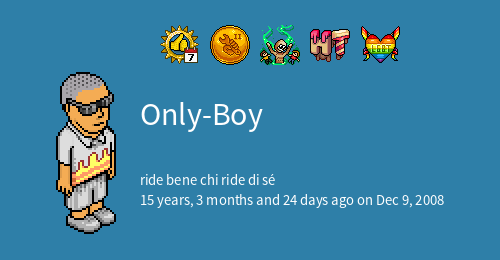 Only Boy From Habbo It Habbowidgets Com